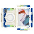 For Xiaomi Redmi Pad Armor Contrast Color Silicone + PC Tablet Case(Colorful Blue)