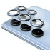 For Samsung Galaxy S23 Ultra ENKAY 9H Rear Camera Lens Aluminium Alloy Tempered Glass Film(Light Blue)