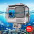 For GoPro HERO12 Black /11 Black /10 Black /9 Black PULUZ 40m Waterproof Housing Aluminum Alloy Protective Case (Grey)