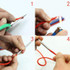 Umbrella Rope Needle Marlin Spike Bracelet DIY Weaving Tool, Specification: 12 PCS / Set Blue