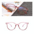 Anti Blue Anti-radiation Computer Gaming Protection Glasses for Women Men(Pink)