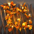 2m 10 Lights LED Decorative Light String, Style:Rhombus Leaf