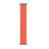 Nylon Single-turn Braided Watch Band For Apple Watch Ultra 49mm&Watch Ultra 2 49mm / Series 9&8&7 45mm / SE 3&SE 2&6&SE&5&4 44mm / 3&2&1 42mm, Length:L 170mm (Electric Orange)