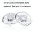 10 PCS Mini Portable Silicone Magnetic Snoring Stopper(Transparent)