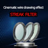 JSR Starlight Drawing Camera Lens Filter, Size:95mm(Streak Gold)