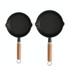 Household Hot Oil Frying Pan Cast Iron Skillet, Specification: Small