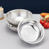 3 PCS / Set SiGang Stainless Steel Rice Washing and Vegetable Draining Basin(24cm+26cm+28cm)