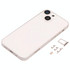 Back Housing Cover with SIM Card Tray & Side  Keys & Camera Lens for iPhone 13 Mini(White)