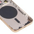 Back Housing Cover with SIM Card Tray & Side  Keys & Camera Lens for iPhone 13 Pro(Gold)