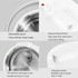 Original Xiaomi Mijia 2.5L Intelligent Electric Pressure Cooker Work with Mi Home APP, US Plug