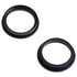 2 PCS Rear Camera Glass Lens Metal Outside Protector Hoop Ring for iPhone 13 mini(Black)