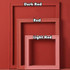 3 in 1 Different Sizes Morandi Color Wooden Photo Frame Series Color Spray Paint Photo Props Photography Background Ornaments(Light Red)