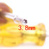 4 PCS Disassembly Tool Screwdriver Sleeve Applicable For Nintendo N64 / SFC / GB / NES / NGC(Transparent Yellow 4.5mm)