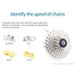 20 Pairs 6/7/8 Speed (Silver) ZH405 Mountain Road Bicycle Chain Magic Buckle Chain Quick Release Buckle