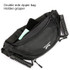 MESOROCK MTXB1018 Motorcycle Pocket Handle Riding Back Seat Safety Handle Multi-Function Dumplings Package(Black)