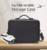 Portable Single Shoulder Storage Travel Carrying Cover Case Box with Baffle Separator for FIMI X8 mini(Black + Black Liner)