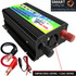 Tang I Generation 12V to 220V 3000W Intelligent Car Power Inverter with Dual USB(Black)