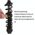 2 PCS Car Auto E Type Shock Absorber Spring Bumper Power Cushion Buffer, Spring Spacing: 17mm, Colloid Height: 38mm