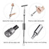 7 in 1 Auto Repair Body Tool Kit PDR Dent Paintless Repair Tools Dent Puller T Bar Slide Hammer Reverse Hammer for Dent