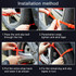 Car Tire Emergency Double Grid Anti-skid Chains Tyre Anti-slip Chains