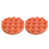 2 PCS Car Wax Sponge Round and Wavy Shape Sponge High-density Waxing SpongeSize:15 x 15cm