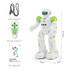 JJR/C R11 CADY WIKE Smart Touch Control Robot with LED Light, Support Waling / Sliding Mode (Green)
