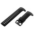 For Sunnto Core Series Square Steel Buckle Silicone TPU Watch Band(Black)