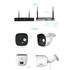 SriHome NVS002 1080P 6-Channel NVR Kit Wireless Security Camera System, Support Humanoid Detection / Motion Detection / Night Vision, US Plug