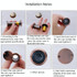 2 PCS Security Door Cat Eye HD Glass Lens 200 Degrees Wide-Angle Anti-Tiny Hotel Door Eye, Specification: 26mm Gold