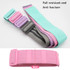 2 PCS LD-3606 Adjustable Non-Slip Yoga Belt Thickening Tension Belt(Pink)