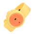 WT-M4 ABS+Silica Gel Children Mosquito Repellent Wristband (Yellow)