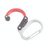 Multifunctional Carabiner Aluminum Alloy D-Type Outdoor Products Quick-Hanging Buckle(Red)