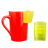 TX008 3 Sets Afternoon Tea Coffee Biscuit Holder Snack Plastic Tea Bag Cup Holder(Yellow)