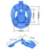 Children Diving Mask Full Dry Anti-Fog Mask for Snorkeling, Size: XS(Blue)