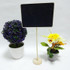 10 PCS Cute Standing And Erasable Small Blackboard Seat Card Unique Handwritten Message Board(12x16cm)