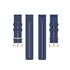 For POLAR Polar Dot Textured Silicone Watch Band, Size: Free Size(Midnight Blue)