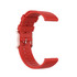 For POLAR Polar Dot Textured Silicone Watch Band, Size: Free Size(Red)