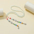 3 PCS Retro Color Beads Mixed Mask Anti-Lost Lanyard Hanging Glasses Chain