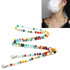 5 PCS Mask Lanyard Handmade Crystal Bead Chain Anti-Drop Hanging Glasses Chain, Color:Colorful