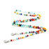 5 PCS Mask Lanyard Handmade Crystal Bead Chain Anti-Drop Hanging Glasses Chain, Color:Colorful
