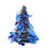 Mini Desktop Christmas Tree Hotel Shopping Mall Christmas Decoration, Size: Leaves(Blue)