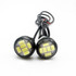 10 PCS 23mm 6LEDs SMD-5730 DC9-80V Motorcycle Eagle Eye Light(White Light)