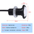 10 PCS 18mm 1.5W DC9-80V Motorcycle Eagle Eye Light Single Lens(White Light)