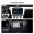 Universal Machine Android Smart Navigation Car Navigation DVD Reversing Video Integrated Machine, Size:9inch 2+16G, Specification:Standard