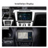 Universal Machine Android Smart Navigation Car Navigation DVD Reversing Video Integrated Machine, Size:9inch 1+16G, Specification:Standard+12 Lights Camera