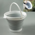 SFSS-01 Portable Silicone Folding Bucket, Capacity:3L(Gray)