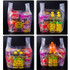 5 Sets 3C Transparent Smiley Plastic Bag Shopping Bag Packaging Bag(50 PCS / Set), Size: 35x55cm