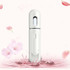 Nano Spray Water Hydration Beauty Facial Instrument Portable Handheld USB Charging Air Humidifier Alcohol Disinfection Spayer(Ivory White)