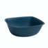 5 PCS Small Home Dormitory Cute Square Laundry Washing Vegetable Wash Basin28.28x28.28x10cm(Dark Blue)