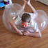 Bubble Ball TPR Blowing Balloon Racket Ball Toy, Size:Middle(Random Color)